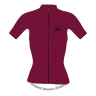 jersey FORCE CHARM LADY short sl, claret XL