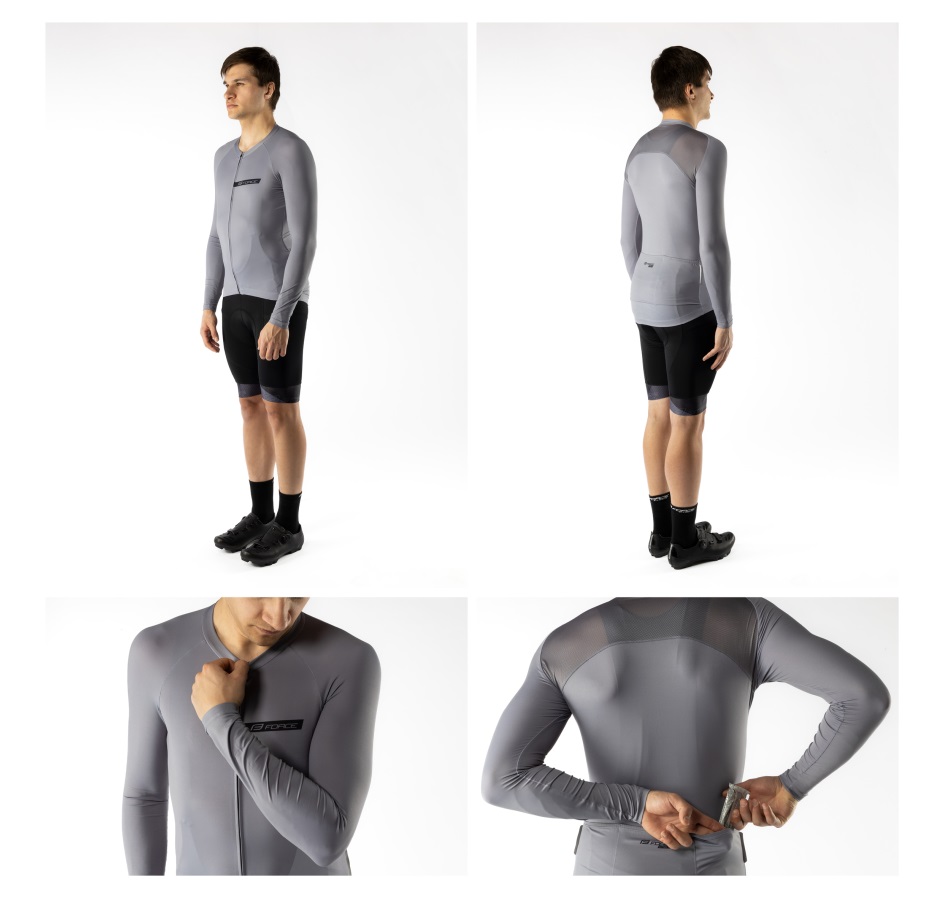 jersey FORCE CHARM long sleeve, grey
