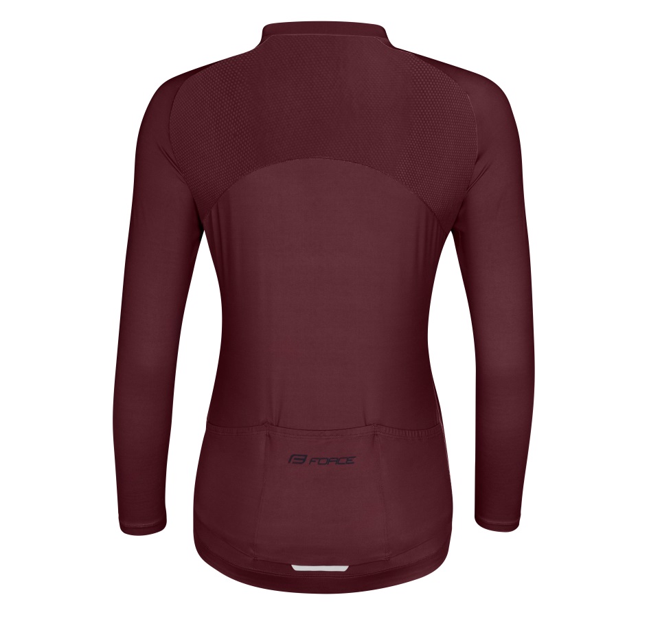jersey FORCE CHARM UNI long sleeve, claret