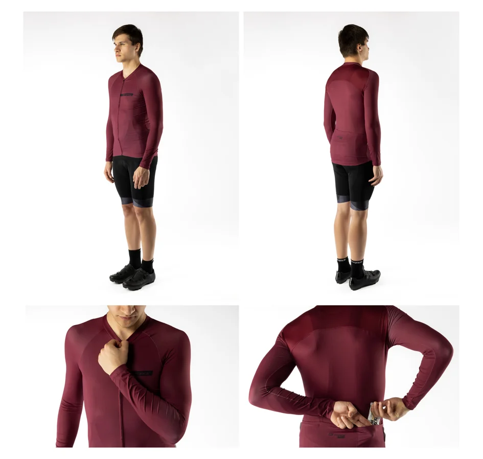 jersey FORCE CHARM UNI long sleeve, claret