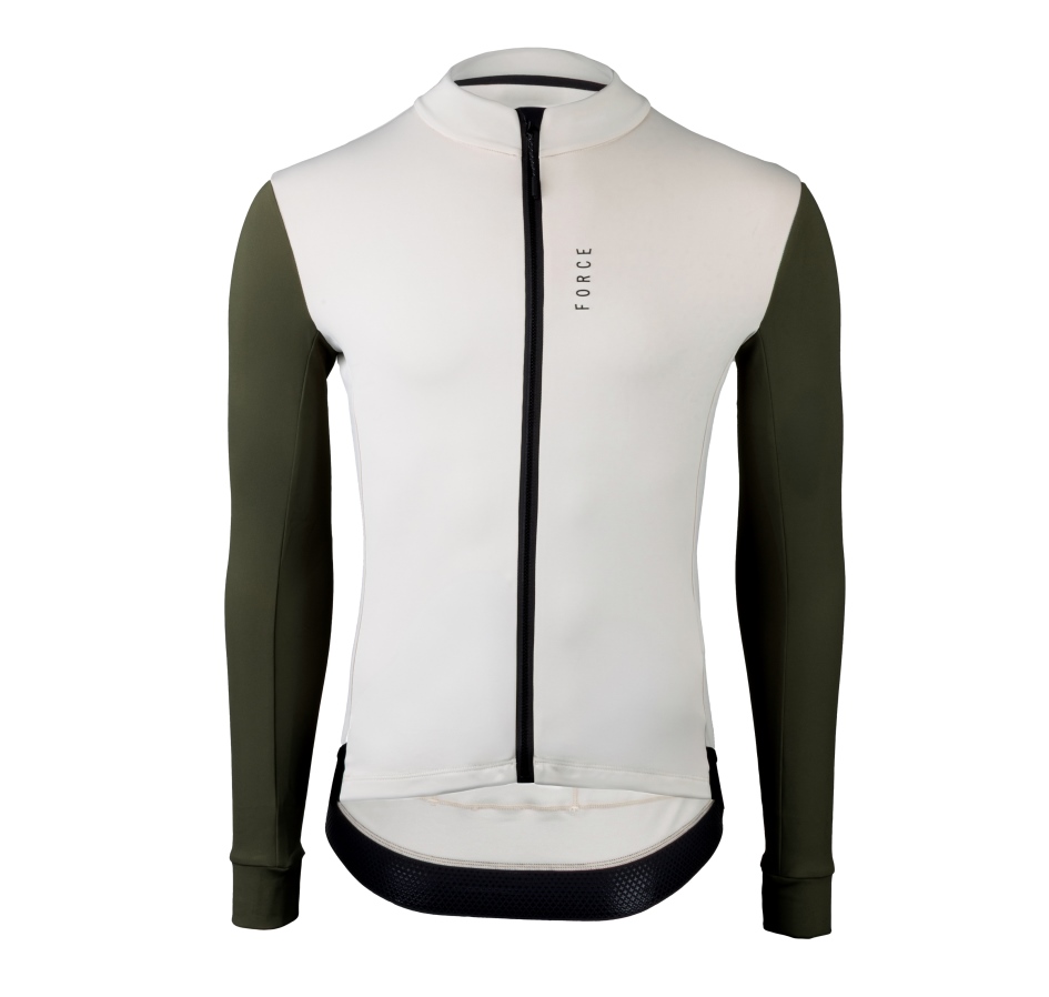 jersey FORCE ENDLESS long sleeve, beige-green XL