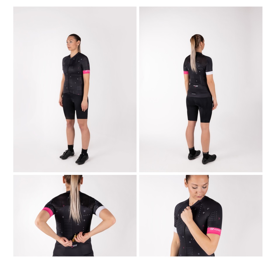 jersey FORCE GAME LADY short sl, black