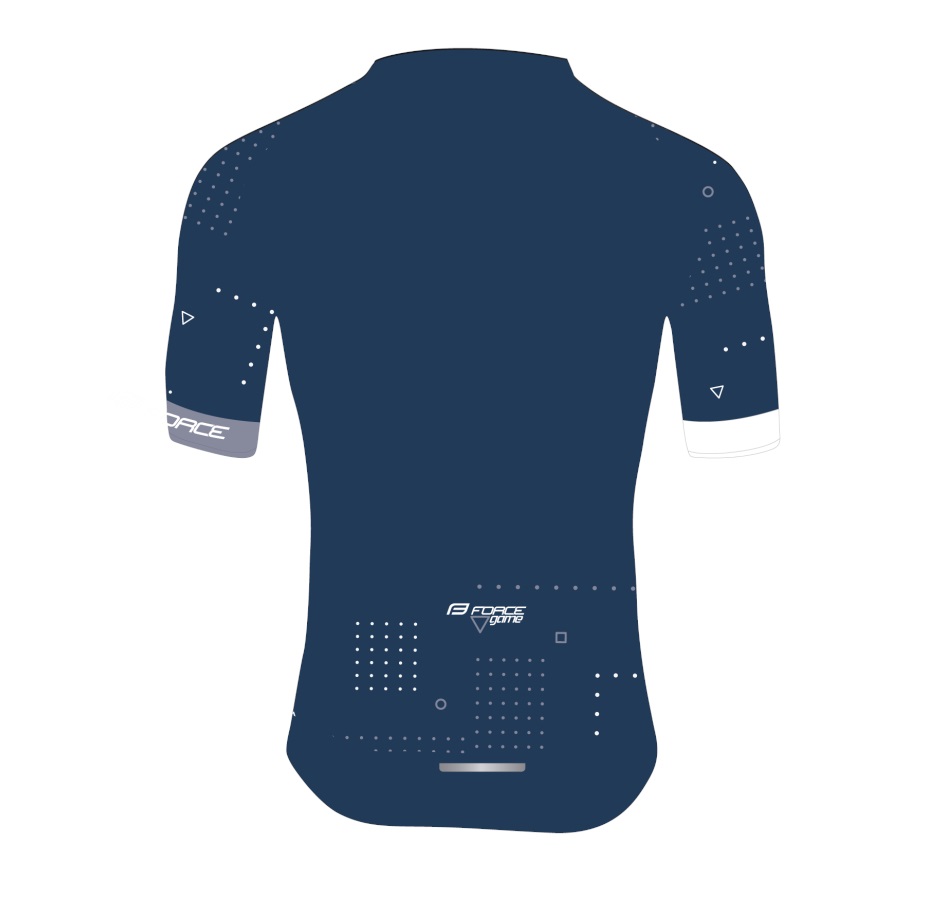 jersey FORCE GAME short sleeves, navy blue 