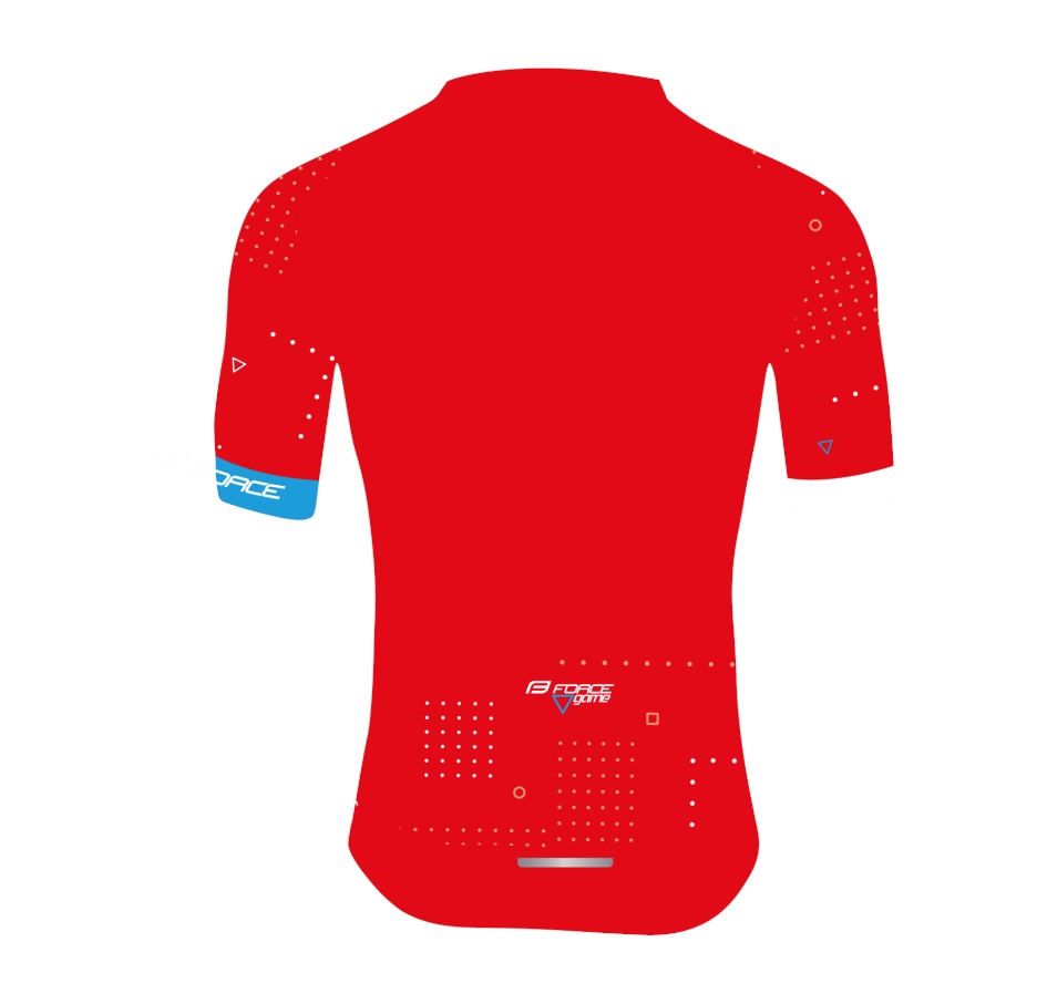jersey FORCE GAME short sleeves, red