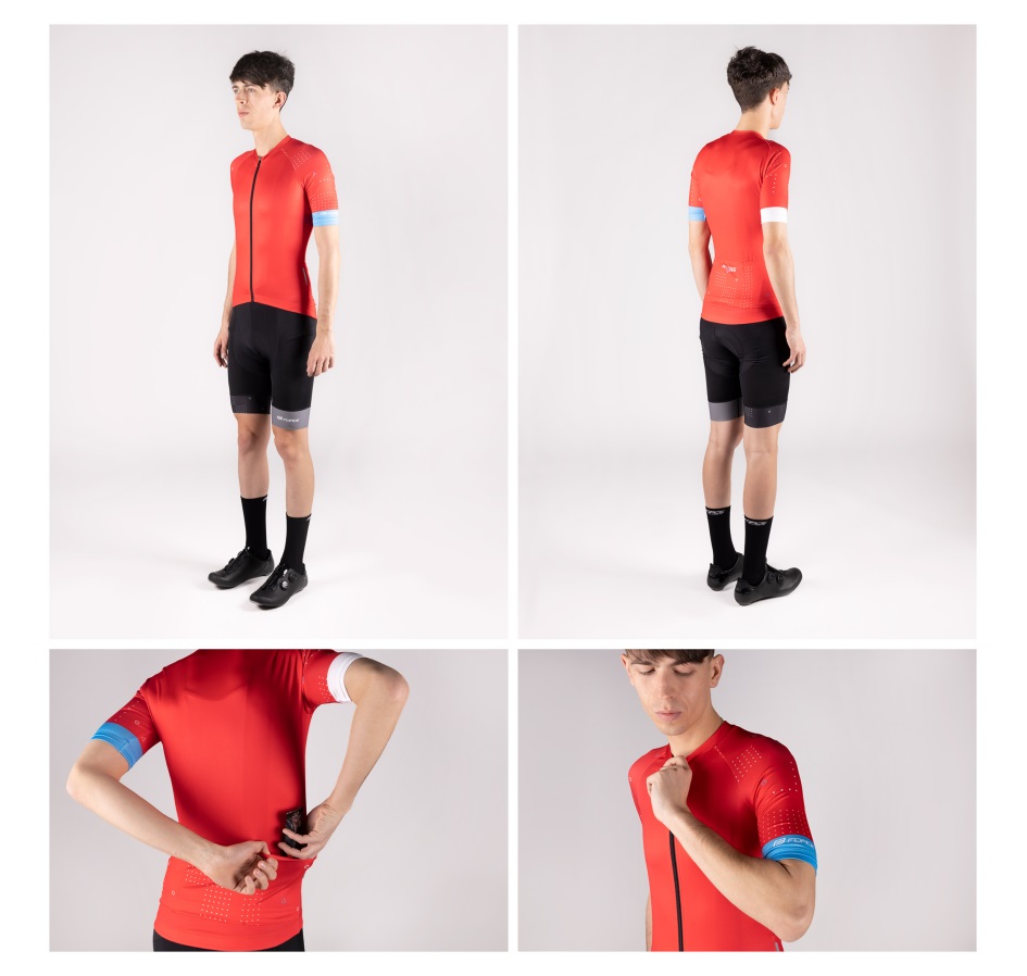 jersey FORCE GAME short sleeves, red
