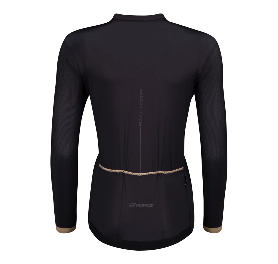 jersey FORCE GOLD LADY long sleeve, black
