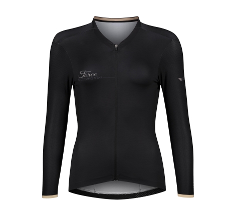 jersey FORCE GOLD LADY long sleeve, black