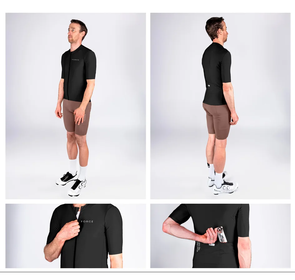 jersey FORCE ICON short sl, black