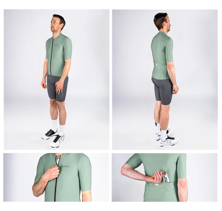 jersey FORCE ICON short sl, green