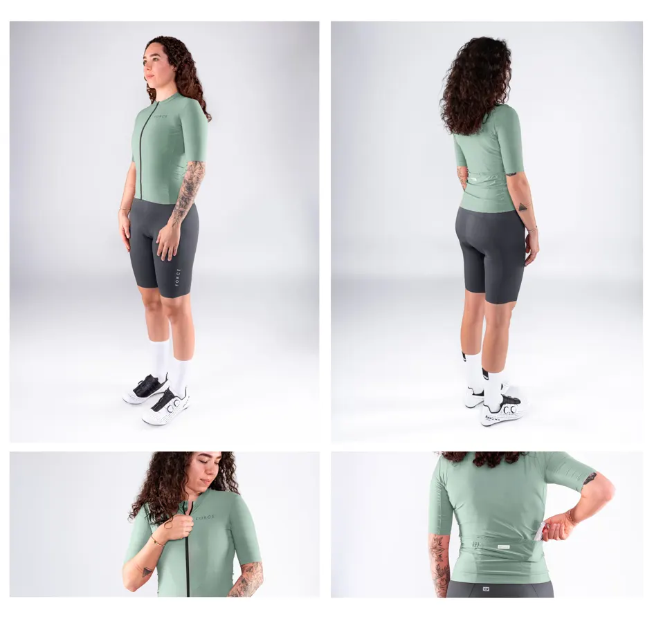 jersey FORCE ICON short sl, green