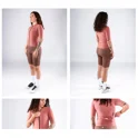 jersey FORCE ICON short sl, old pink