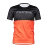 jersey FORCE KID MTB CHEERY, black-orange 128-140