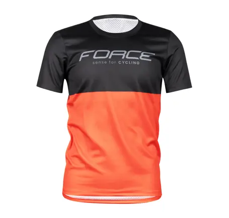 jersey FORCE KID MTB CHEERY, black-orange