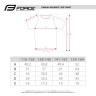jersey FORCE KID MTB CHEERY, black-orange