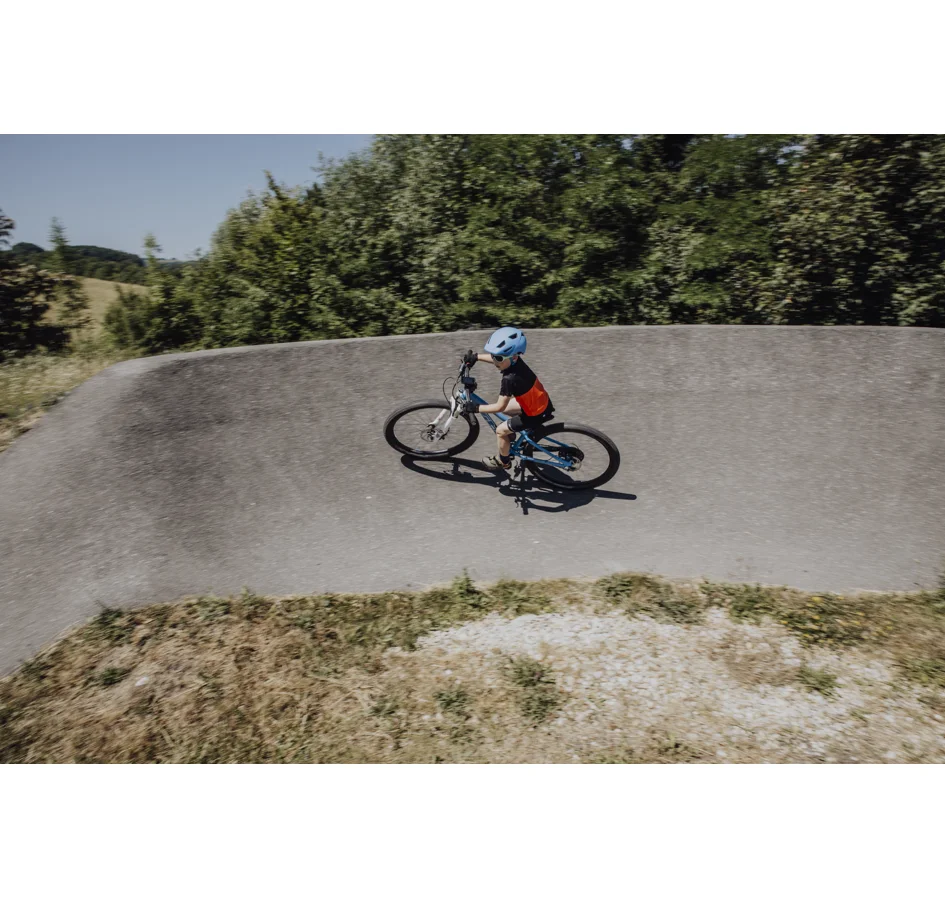 jersey FORCE KID MTB CHEERY, black-orange
