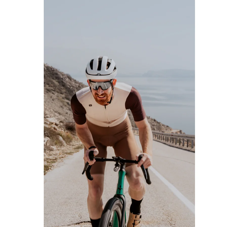 jersey FORCE LIMIT short sl, beige-brown