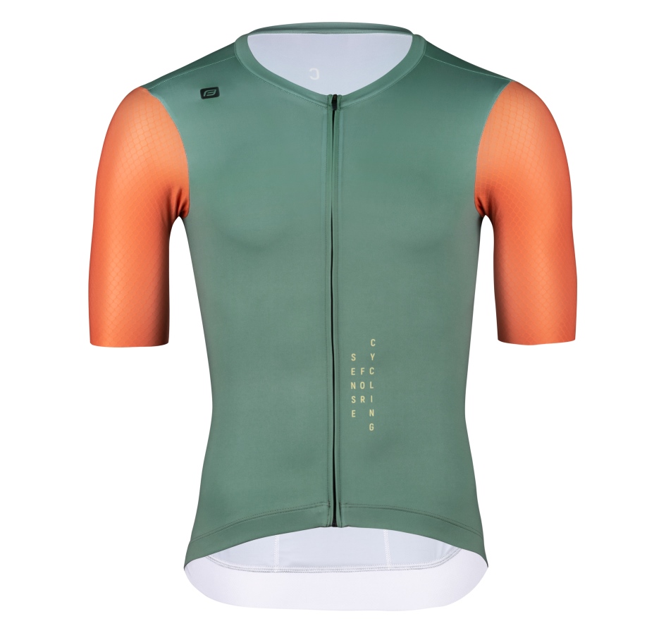 jersey FORCE LIMIT short sl, green-orange XL
