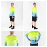 jersey FORCE MTB ANGLE long sl, fluo-blue