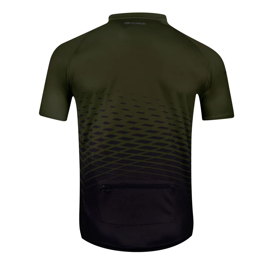 jersey FORCE MTB ANGLE short sl, army