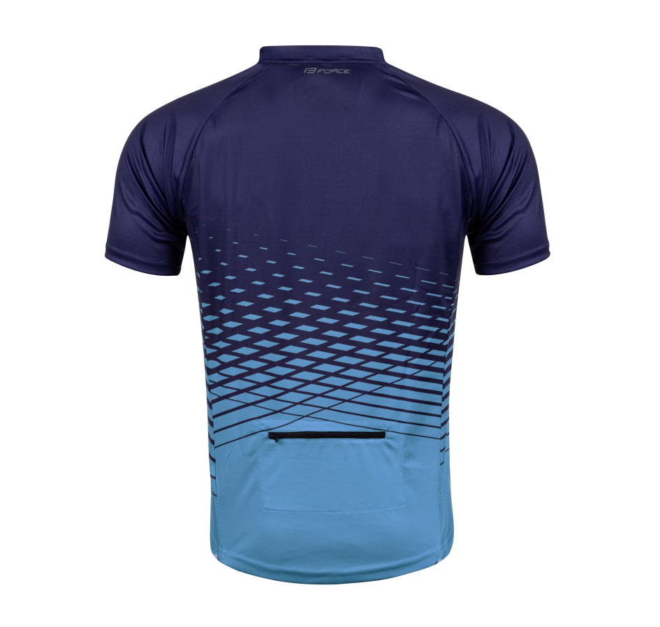 jersey FORCE MTB ANGLE short sl, blue