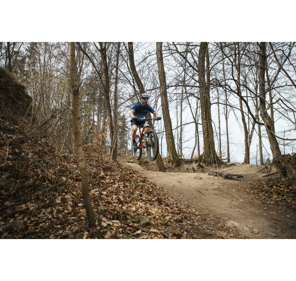 jersey FORCE MTB ANGLE short sl, blue