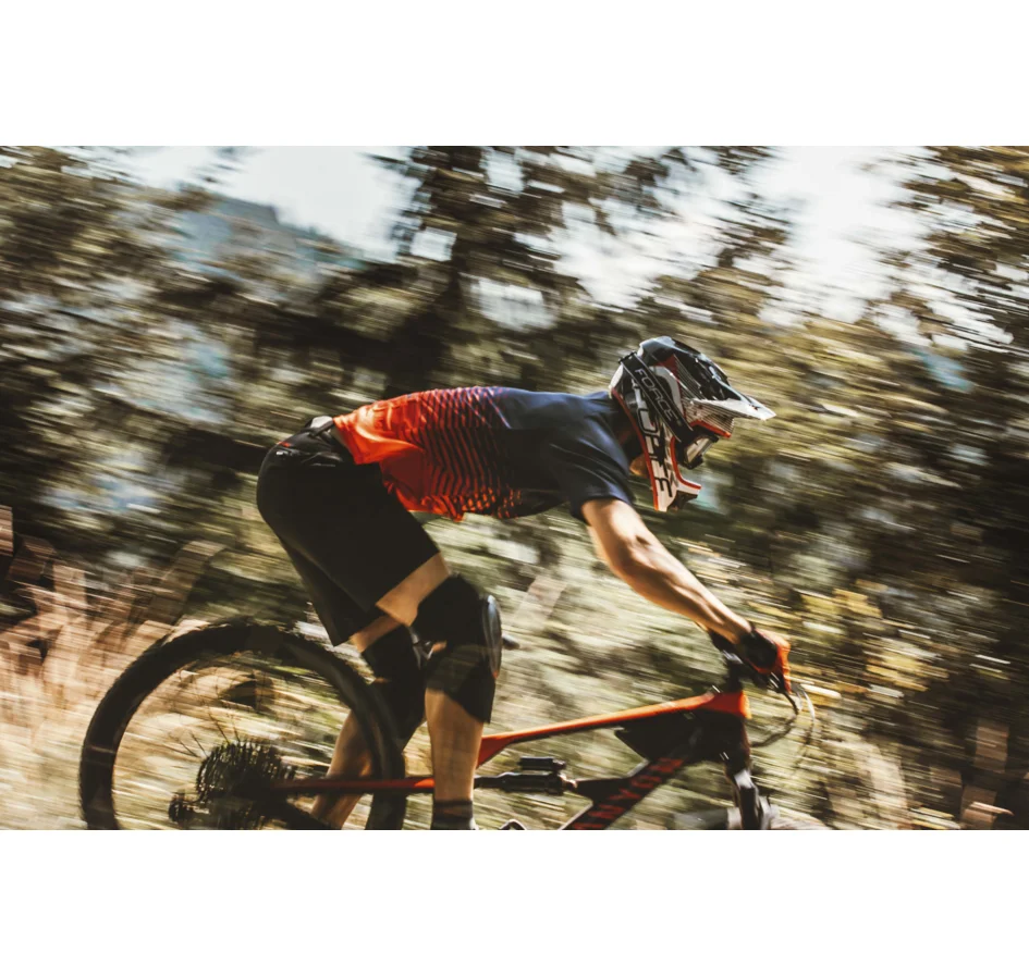 jersey FORCE MTB ANGLE short sl, blue-red