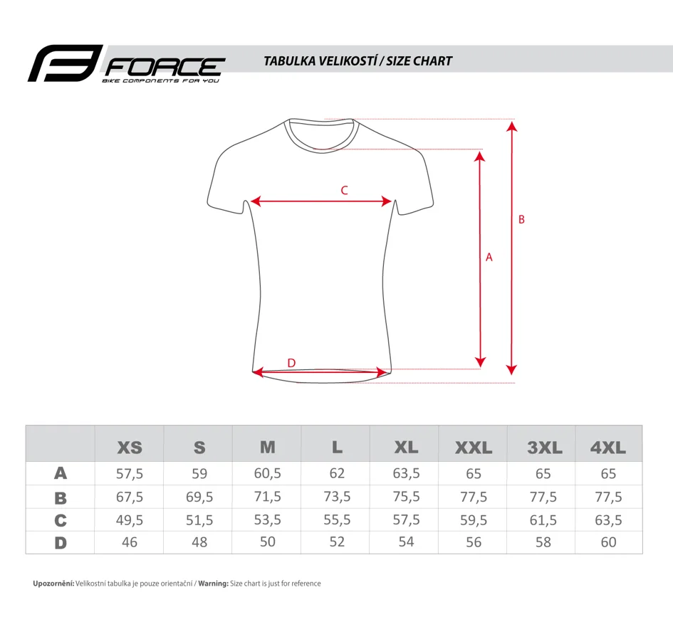 jersey FORCE MTB ANGLE short sl, blue-red