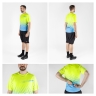 jersey FORCE MTB ANGLE short sl, fluo-blue