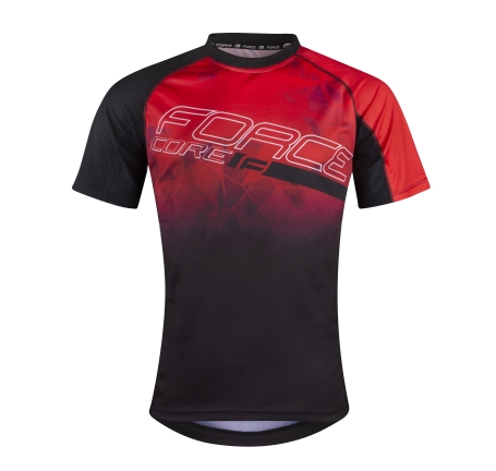 Cycling jersey Force Best Black Red