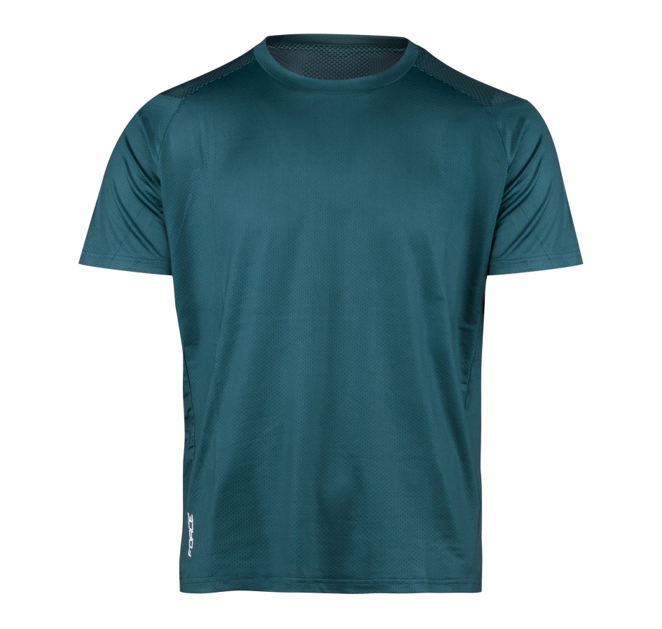 jersey FORCE MTB MOUNT short sl, petrol blue 3XL