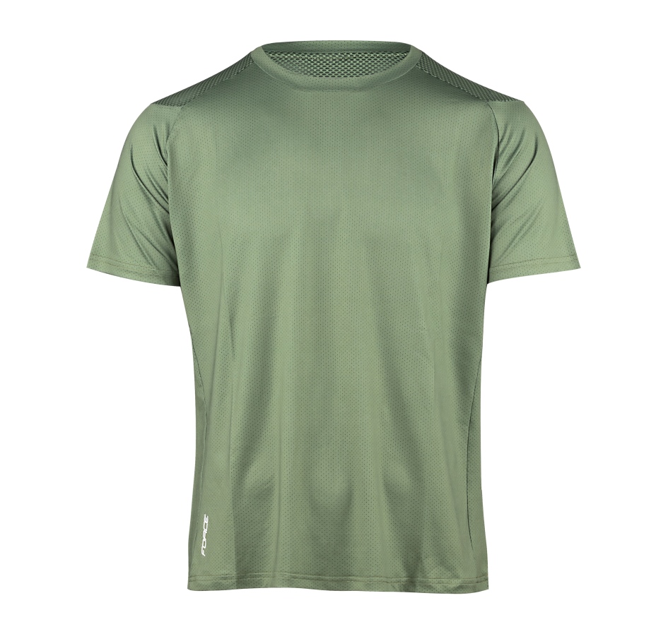 jersey FORCE MTB MOUNT short sleeves, army XXL