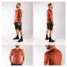 jersey FORCE MTB MOUNT short sleeves, brick