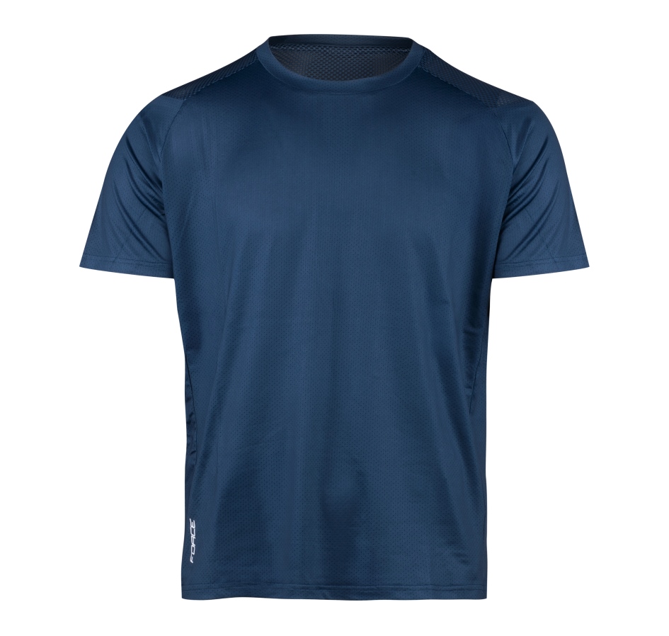 jersey FORCE MTB MOUNT short sleeves, navy blue M