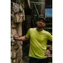 jersey FORCE MTB MOUNT short sleeves, petrol blue