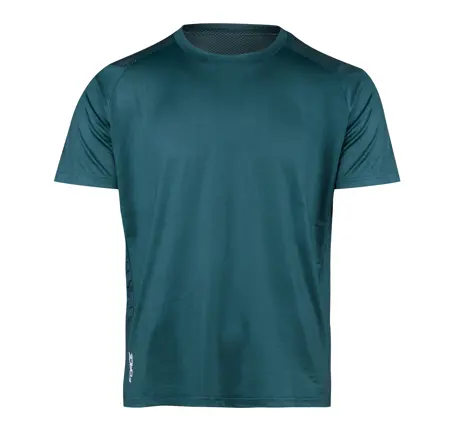 jersey FORCE MTB MOUNT short sleeves, petrol blue