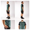 jersey FORCE MTB MOVE short sleeves, dark green