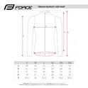 jersey FORCE PLAIN long sleeve, black