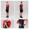 jersey FORCE POINTS short sleeves, red-black
