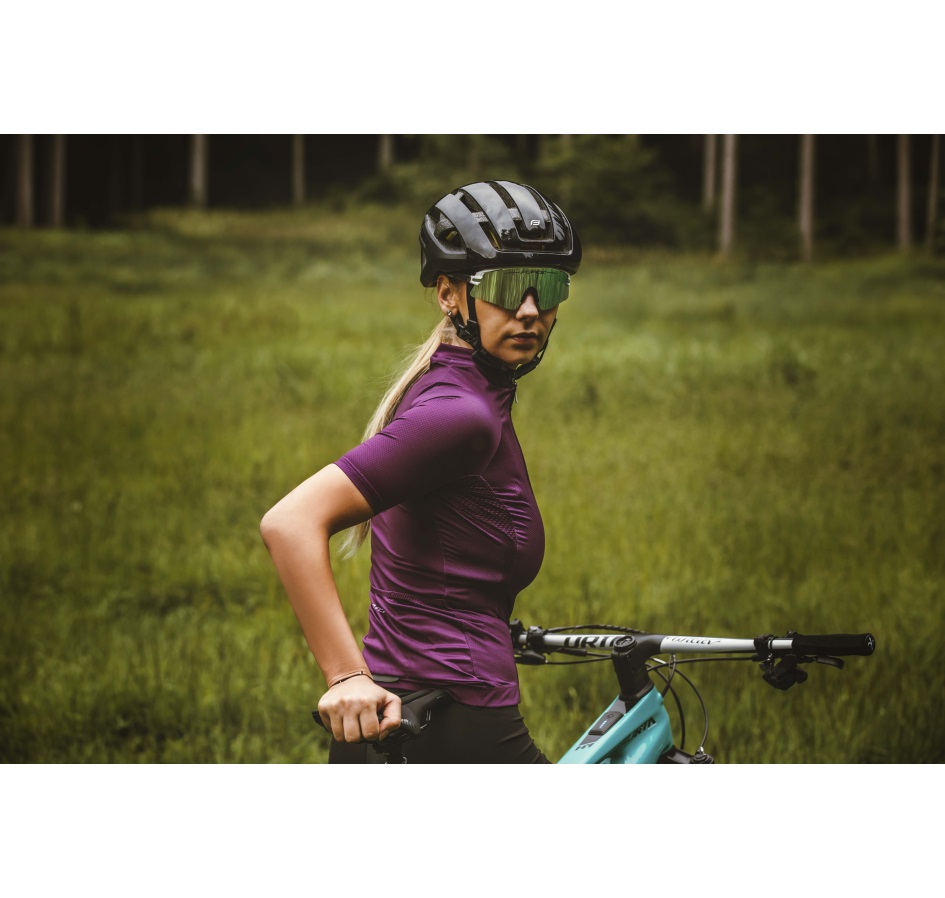 jersey FORCE PURE LADY short sl, purple 