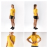 jersey FORCE PURE LADY short sl, yellow