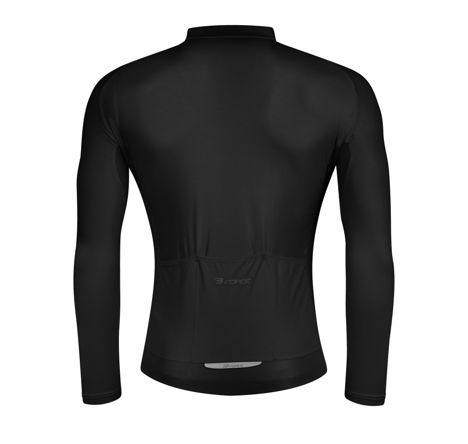 jersey FORCE PURE long sleeve, black