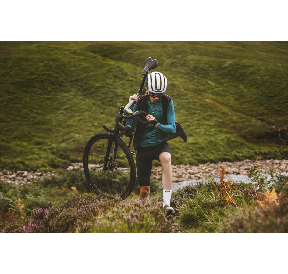 jersey FORCE PURE long sleeve, petrol blue