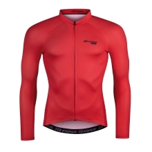 jersey FORCE PURE long sleeve, red