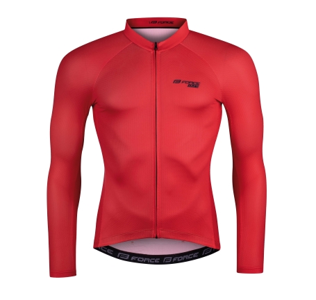 jersey FORCE PURE long sleeve, red