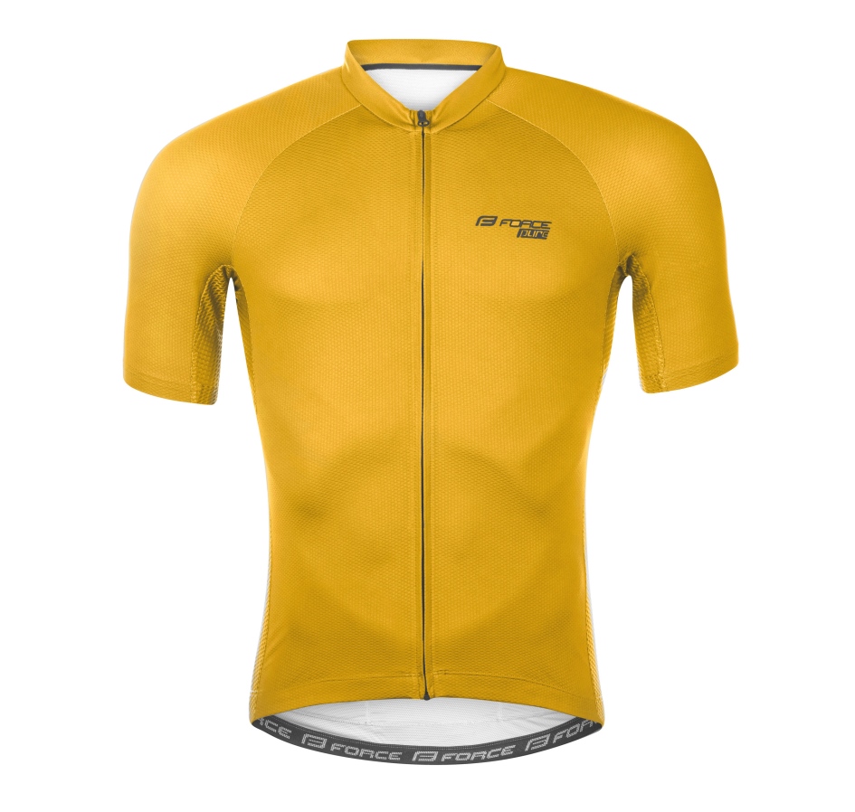 jersey FORCE PURE sh. sleeve, yellow