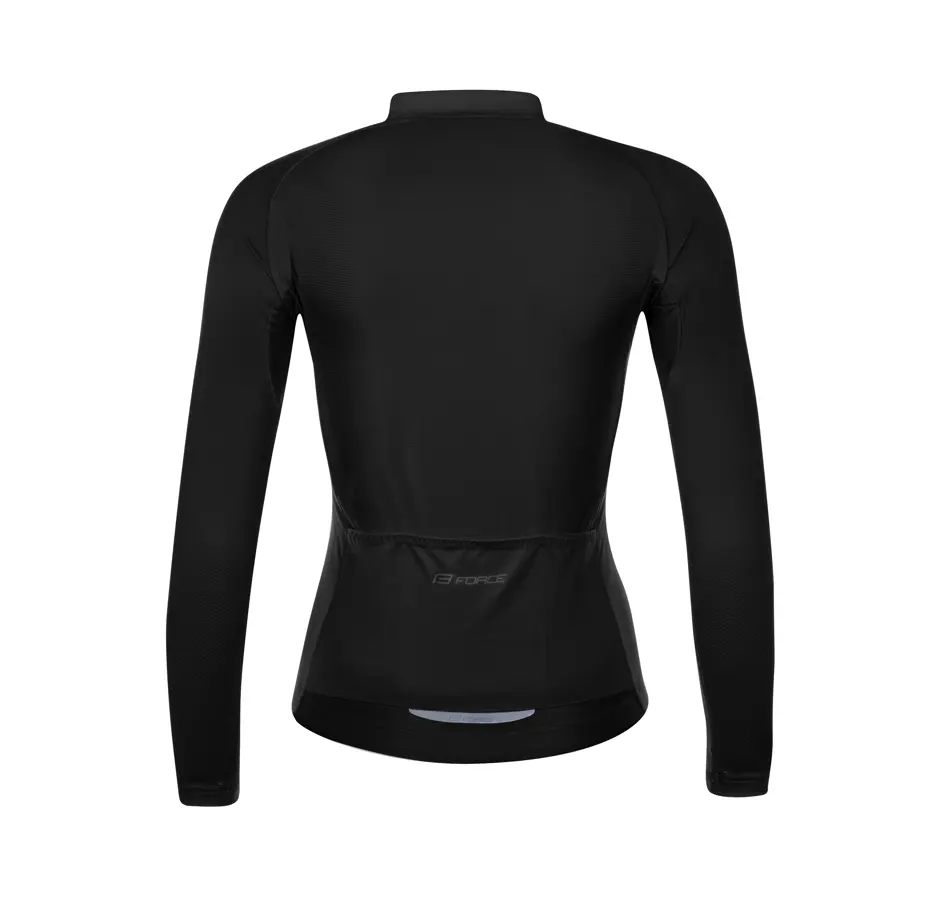 jersey FORCE PURE UNI long sleeve, black