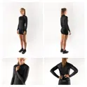 jersey FORCE PURE UNI long sleeve, black