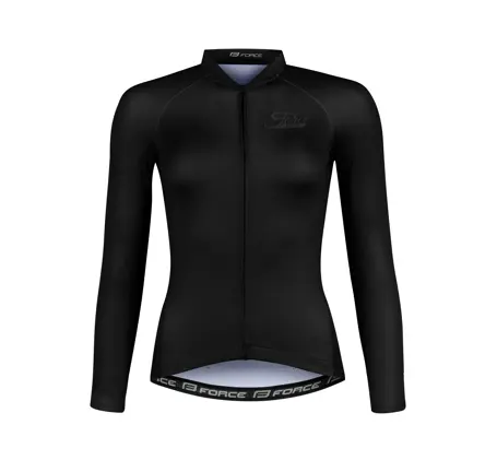 jersey FORCE PURE UNI long sleeve, black