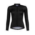 jersey FORCE PURE UNI long sleeve, black XS