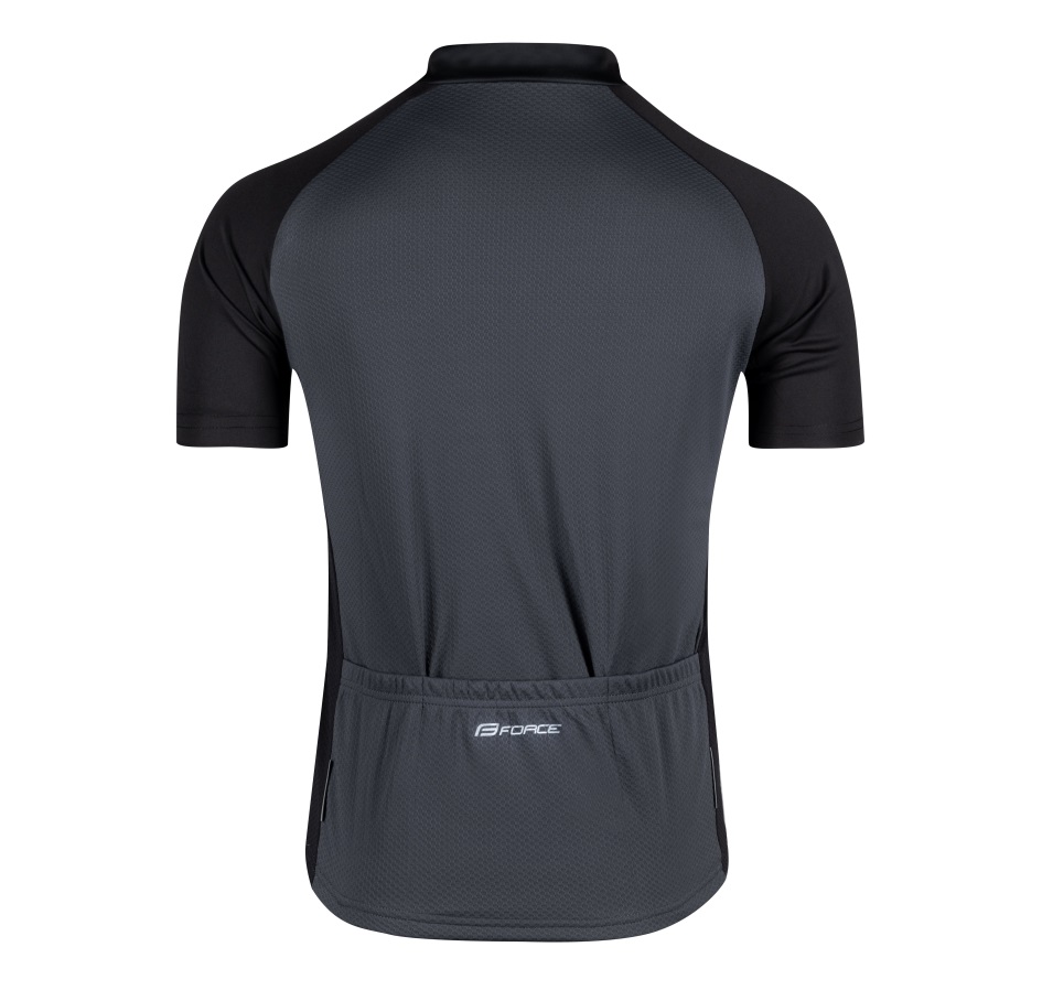 jersey FORCE ROCK short sleeves, grey-black